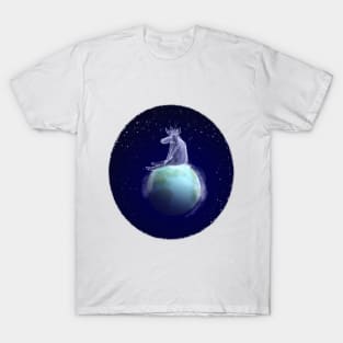 Moose in Space T-Shirt